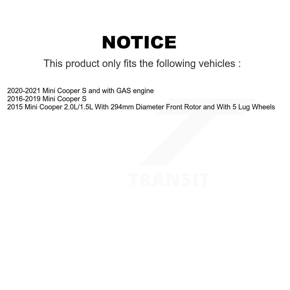 DS-One - KD-100510 - Front and Rear Disc Brake Rotor Kits image 17