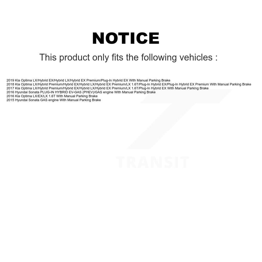 DS-One - KD-100511 - Front and Rear Disc Brake Rotor Kits image 17