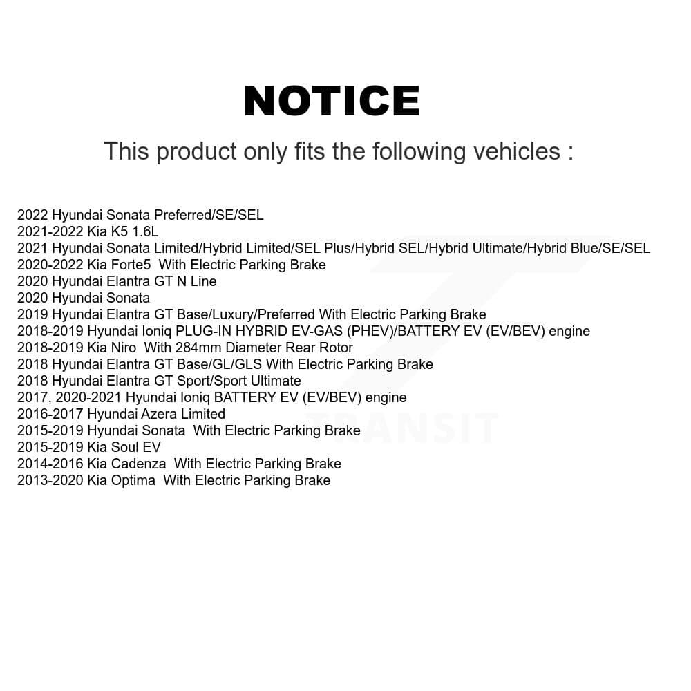 DS-One - KD-100545 - Rear Disc Brake Rotor Kits image 17