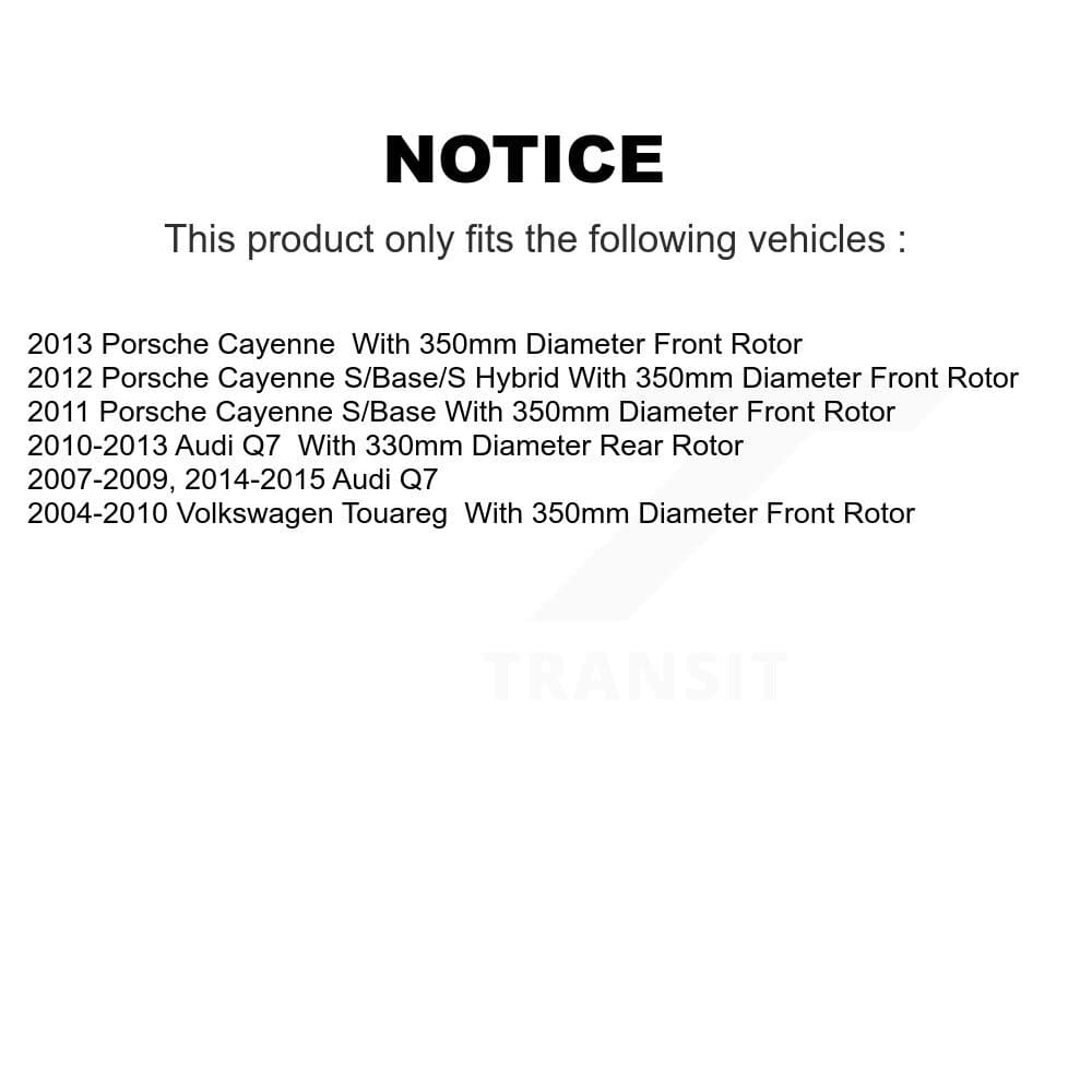 DS-One - KD-100566 - Front and Rear Disc Brake Rotor Kits image 17