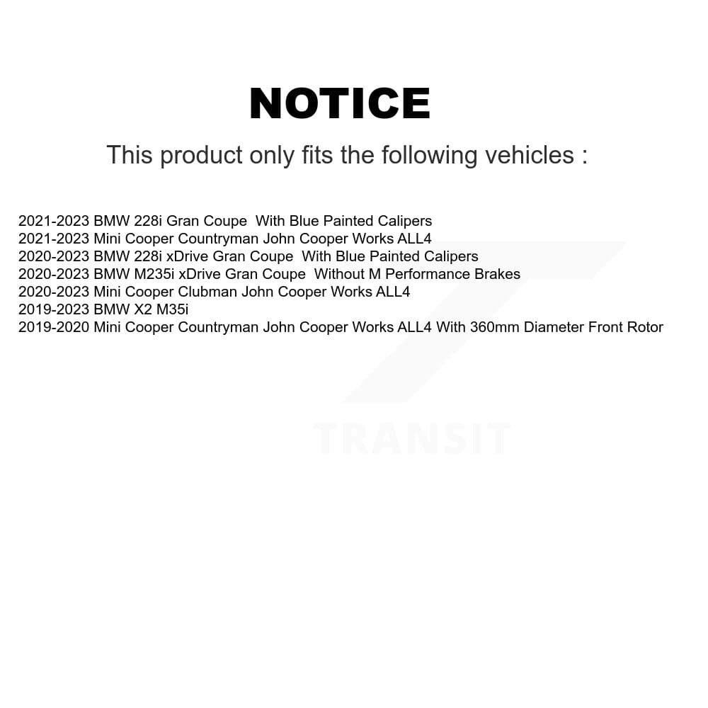 DS-One - KD-100641 - Front Disc Brake Rotor Kits image 17