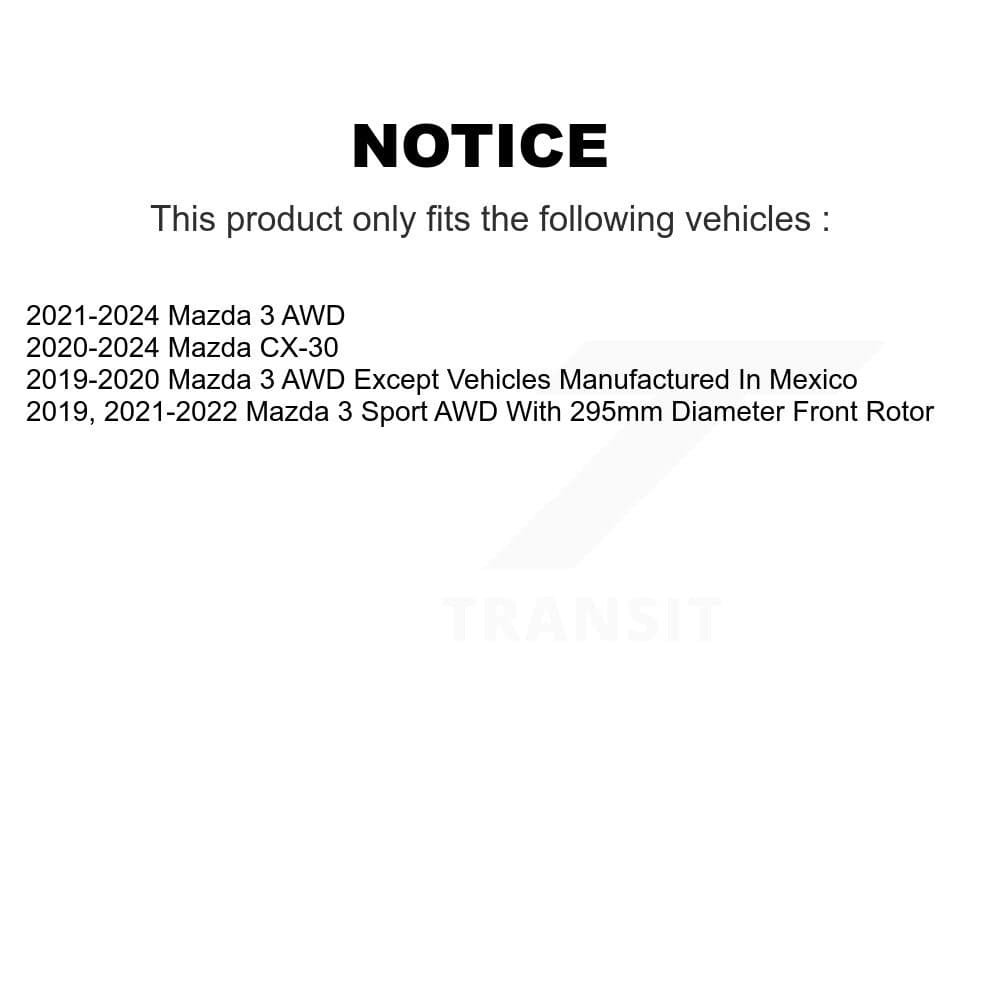 DS-One - KD-100747 - Front Disc Brake Rotor Kits image 17