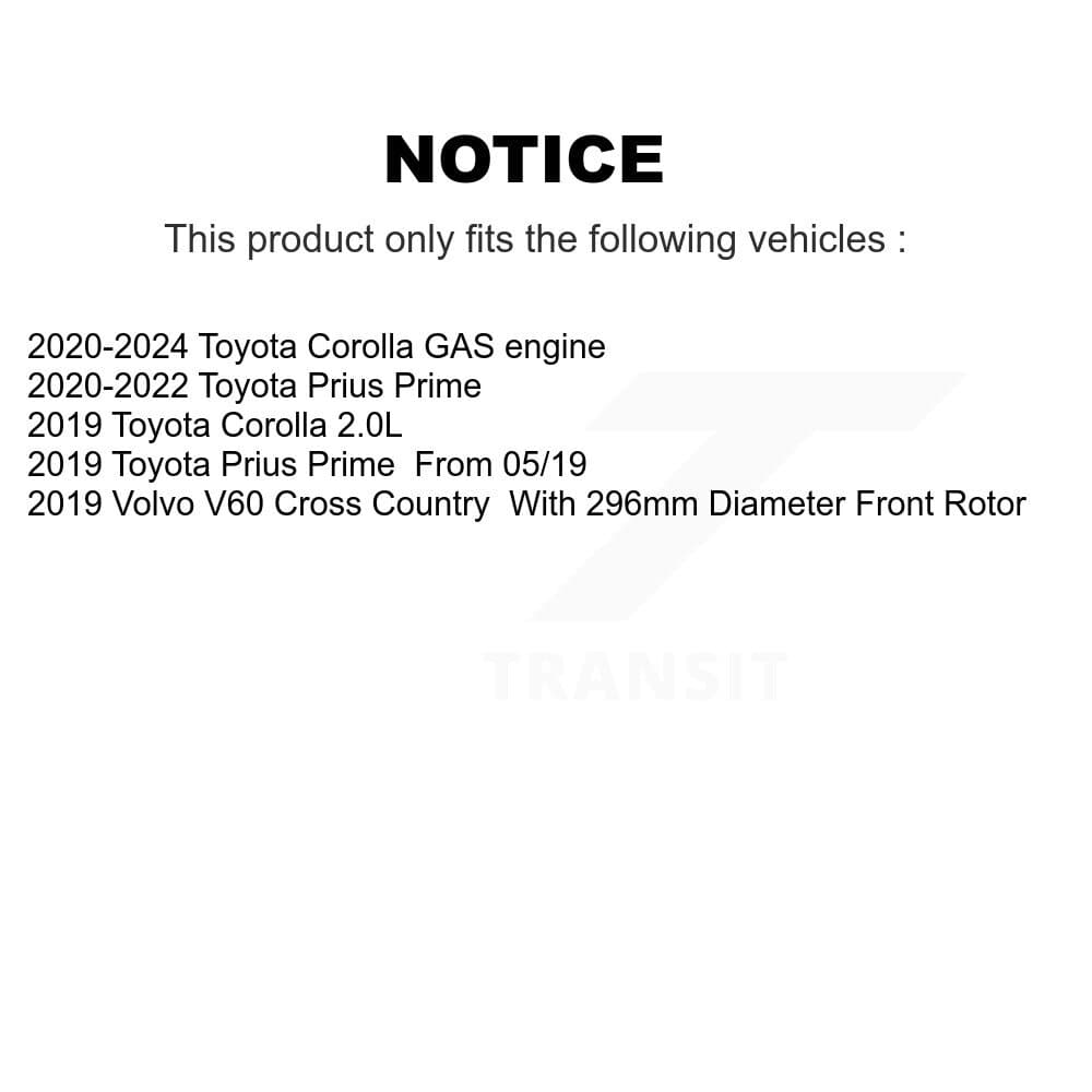 DS-One - KD-100757 - Front Disc Brake Rotor Kits image 17