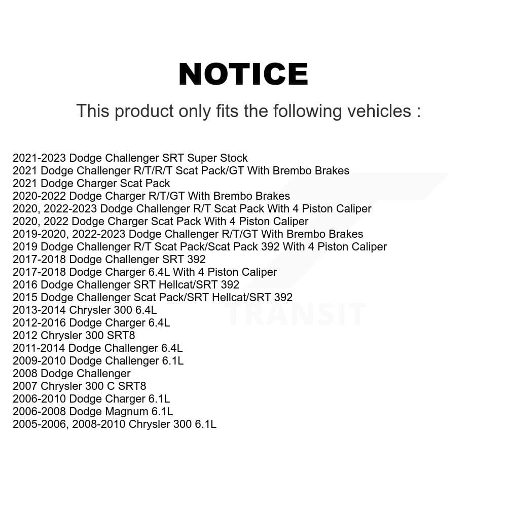 DS-One - KD-100821 - Front and Rear Disc Brake Rotor Kits image 17