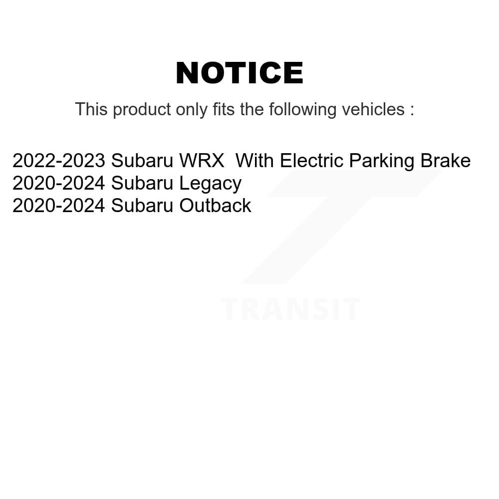 DS-One - KD-100824 - Front and Rear Disc Brake Rotor Kits image 17