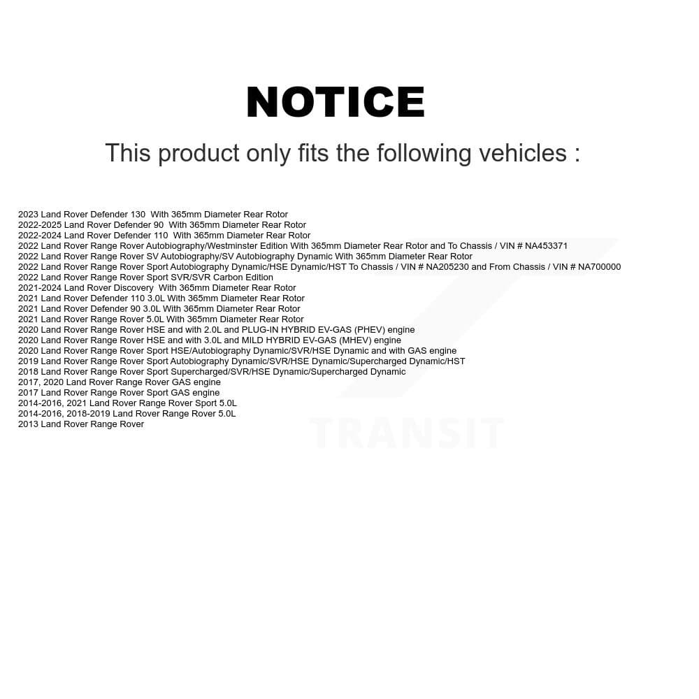 DS-One - KD-100872 - Rear Disc Brake Rotor Kits image 17