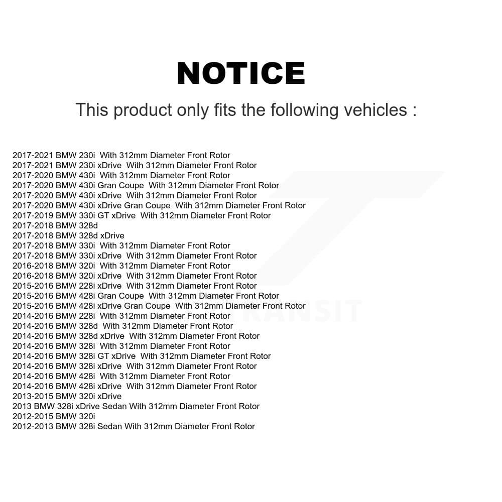 Transit Auto - KDA-100151 - Front Disc Brake Kits image 19