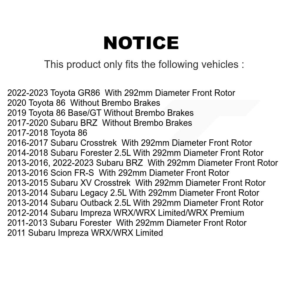 Transit Auto - KDA-100165 - Front Disc Brake Kits image 19