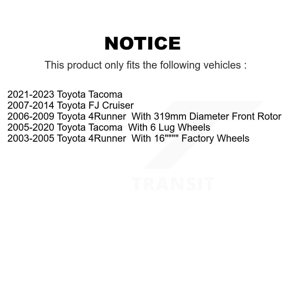 Transit Auto - KDA-100368 - Front Disc Brake Kits image 19