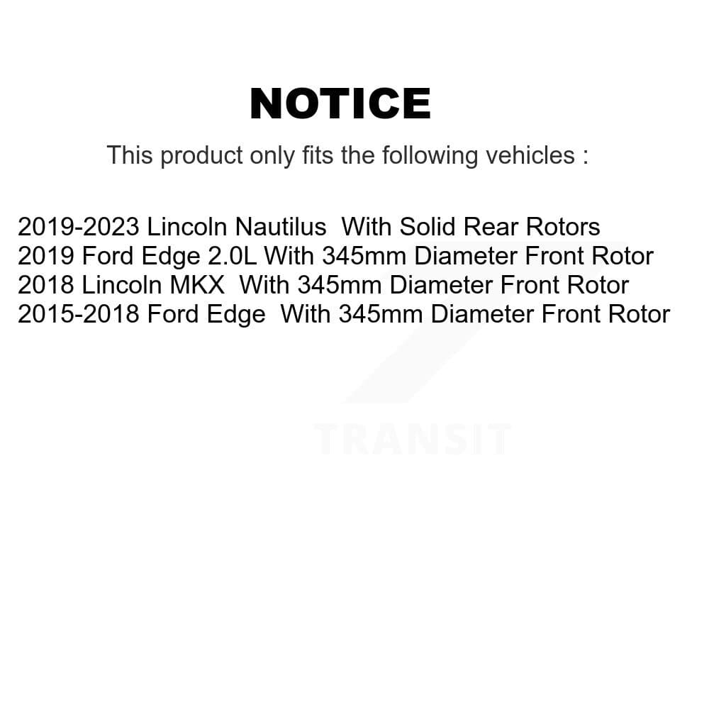 Transit Auto - KDA-100613 - Front and Rear Disc Brake Kits image 19