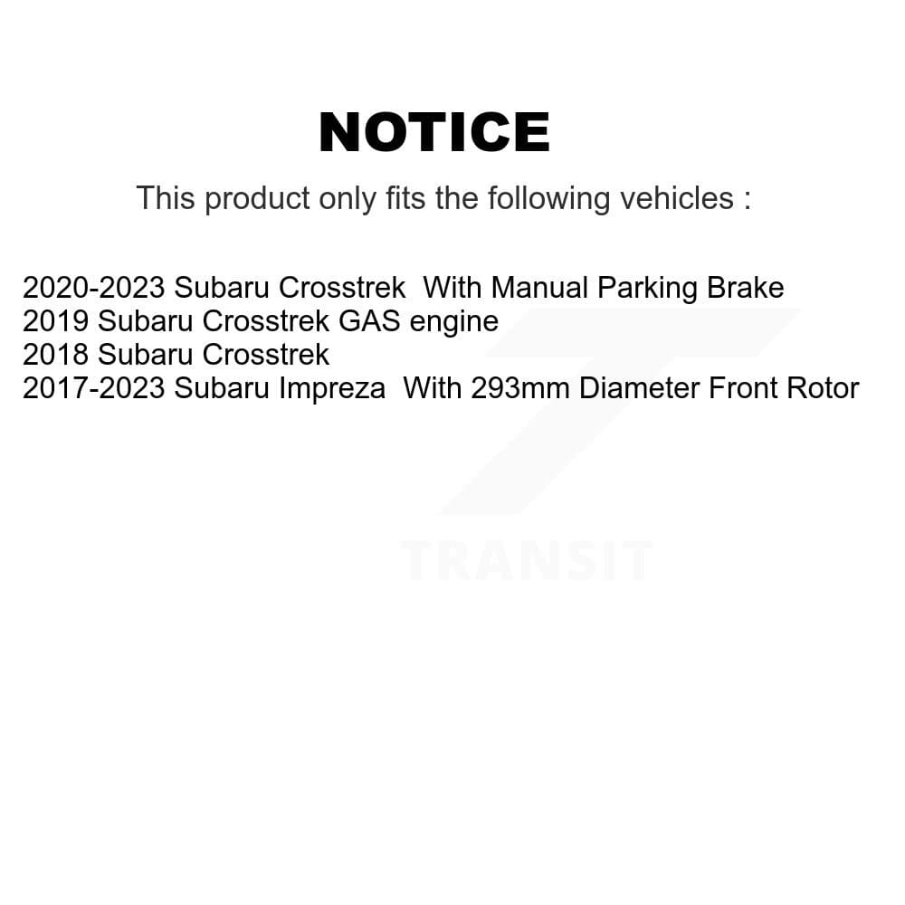 Transit Auto - KDA-100848 - Front and Rear Disc Brake Kits image 19