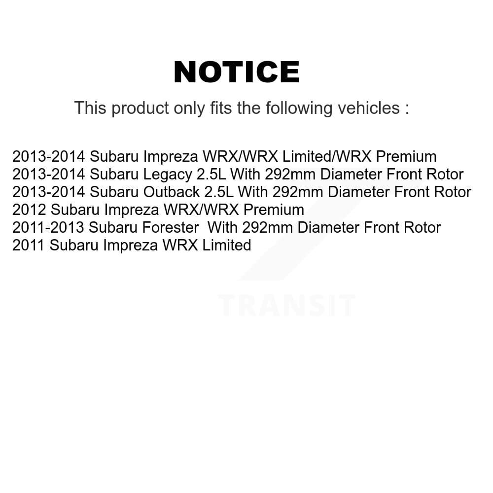 Transit Auto - KDA-100898 - Front and Rear Disc Brake Kits image 19
