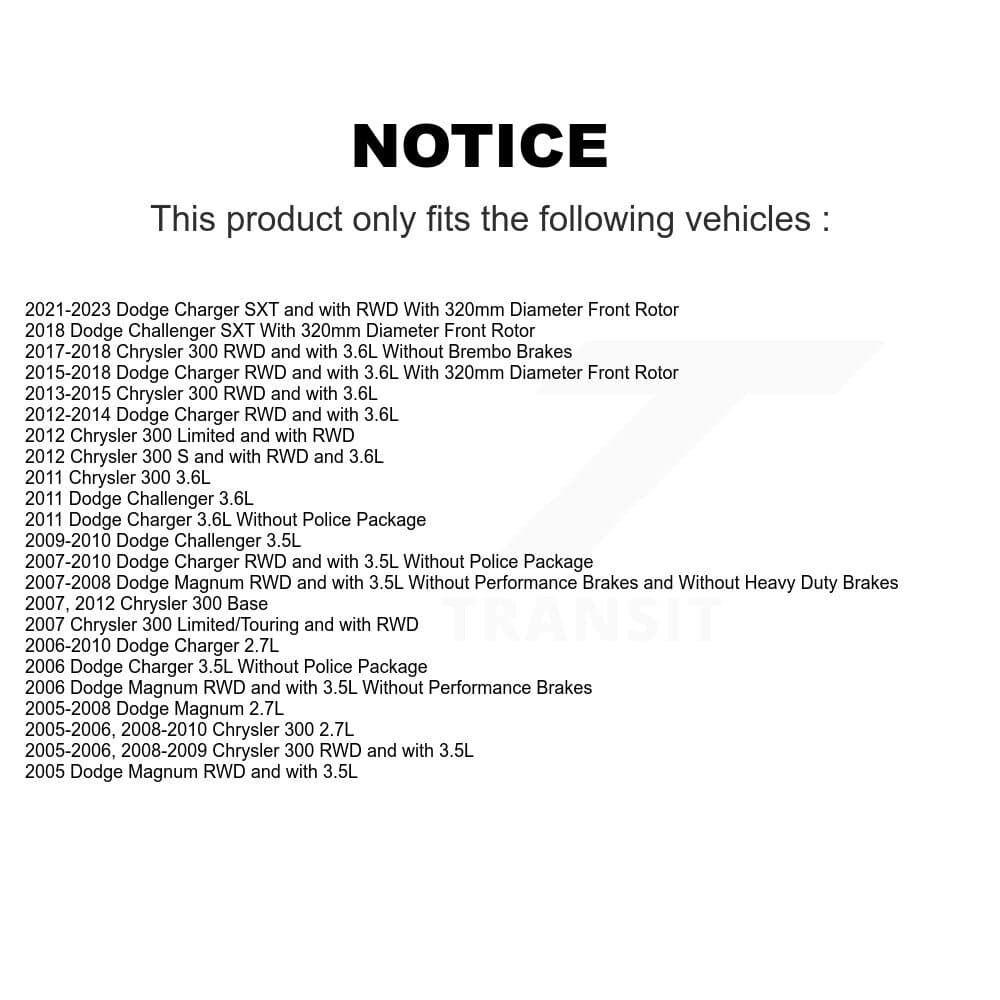 Transit Auto - KDA-101063 - Front and Rear Disc Brake Kits image 19