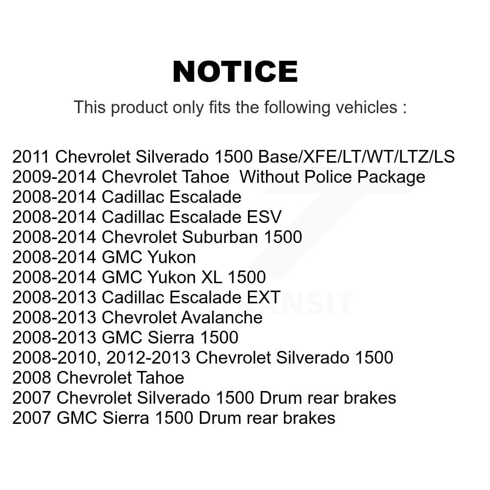 Transit Auto - KDA-101172 - Front and Rear Disc Brake Kits image 19