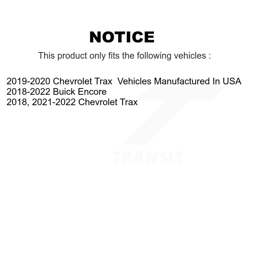 Transit Auto - KDA-101416 - Front and Rear Disc Brake Kits image 19