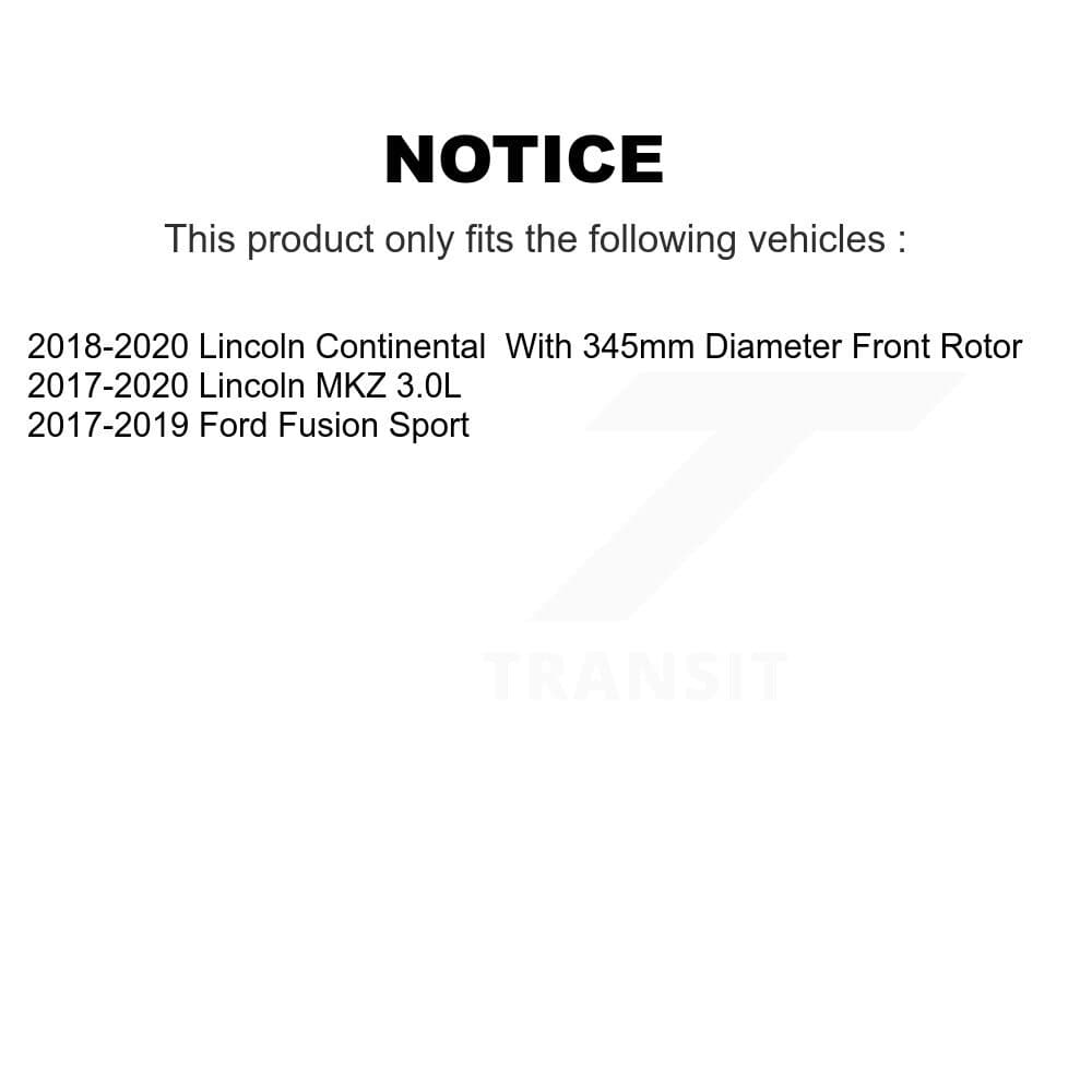 Transit Auto - KDA-101445 - Front and Rear Disc Brake Kits image 19