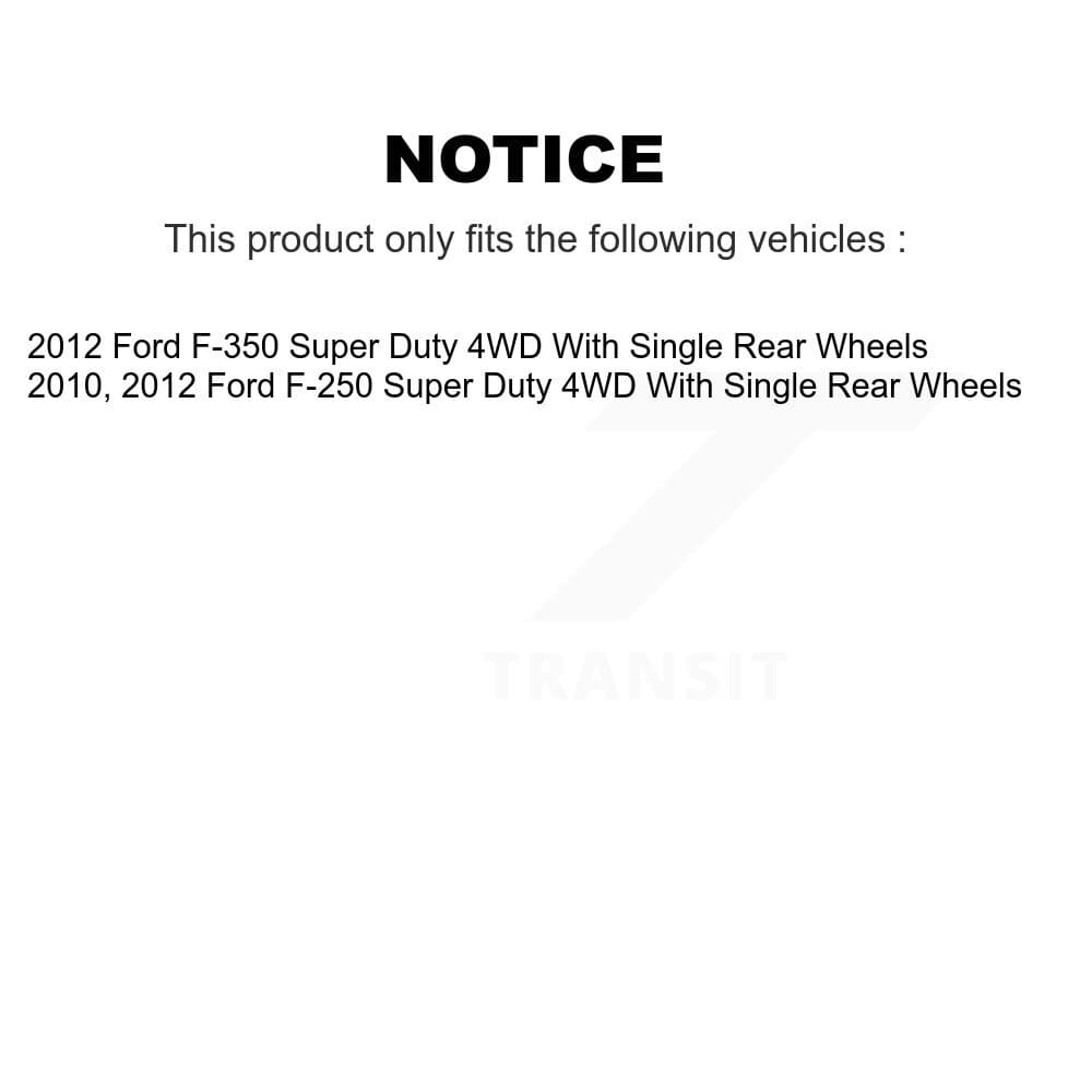 Transit Auto - KDA-101459 - Front and Rear Disc Brake Kits image 19