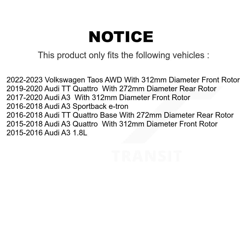 Transit Auto - KDA-101594 - Front and Rear Disc Brake Kits image 19