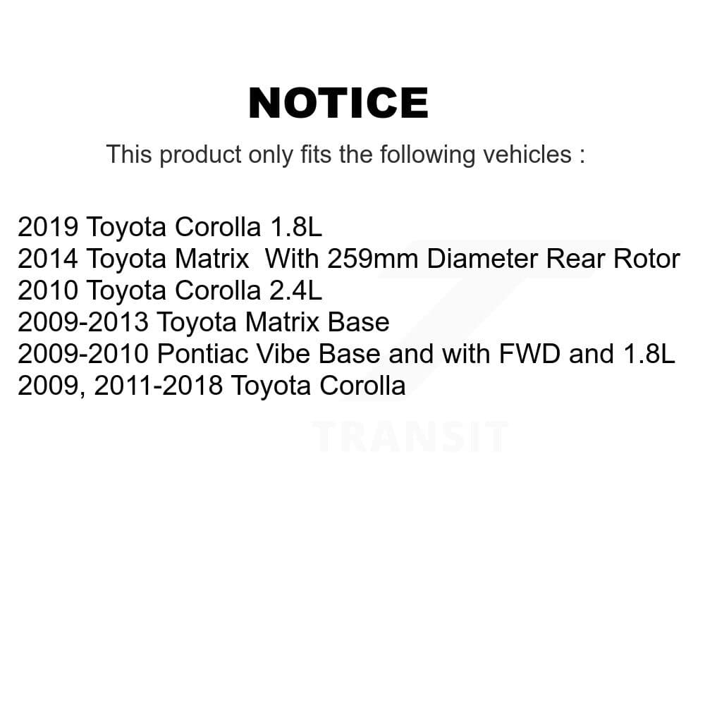 Transit Auto - KDA-101696 - Front and Rear Disc Brake Kits image 19