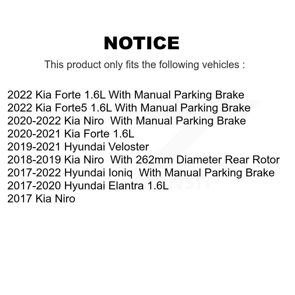 Transit Auto - KDA-101890 - Rear Disc Brake Kits image 19