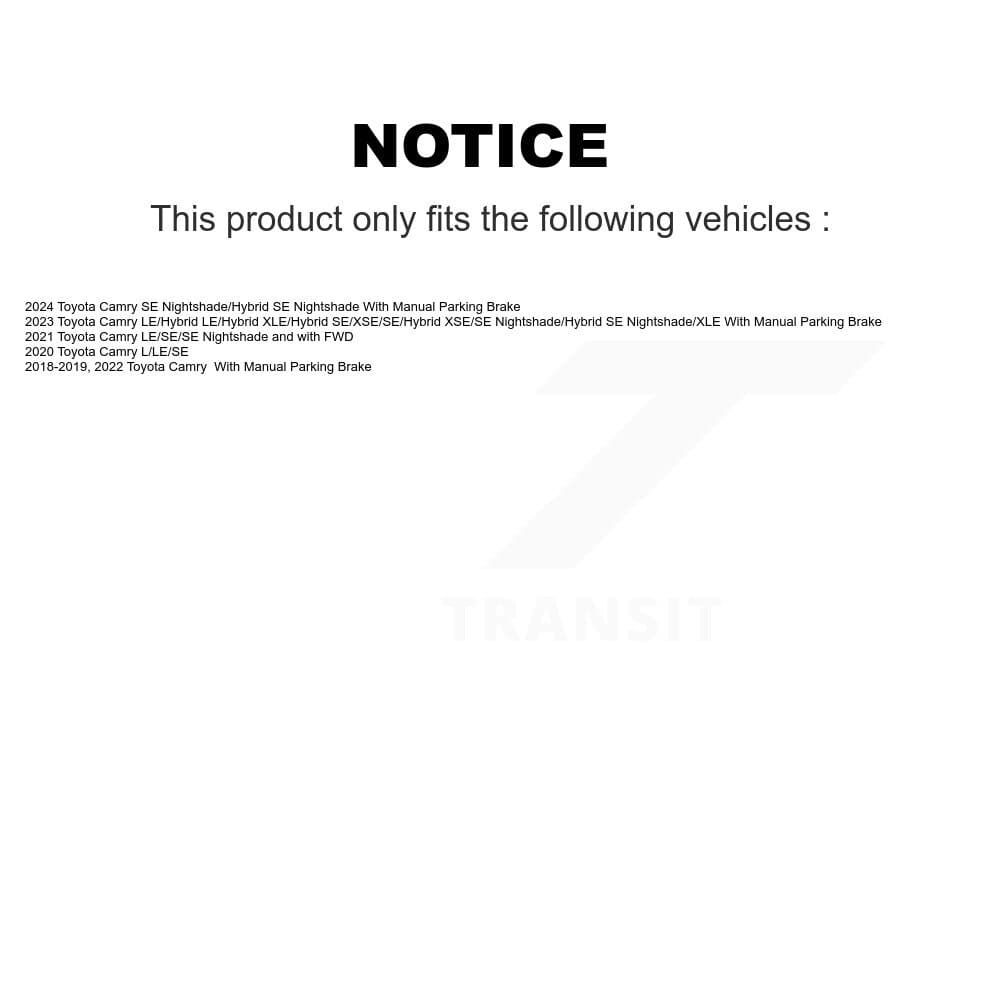 Transit Auto - KDA-102059 - Rear Disc Brake Kits image 19