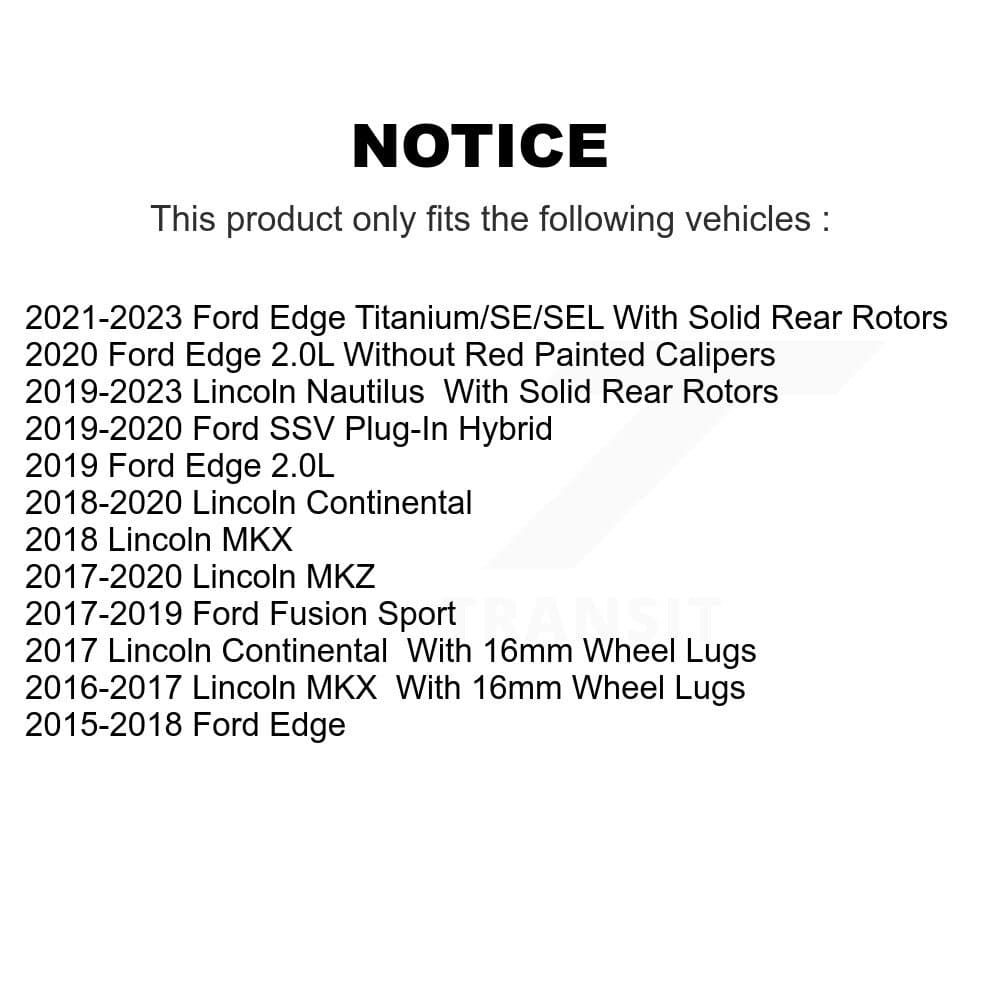 Transit Auto - KDA-102067 - Rear Disc Brake Kits image 19