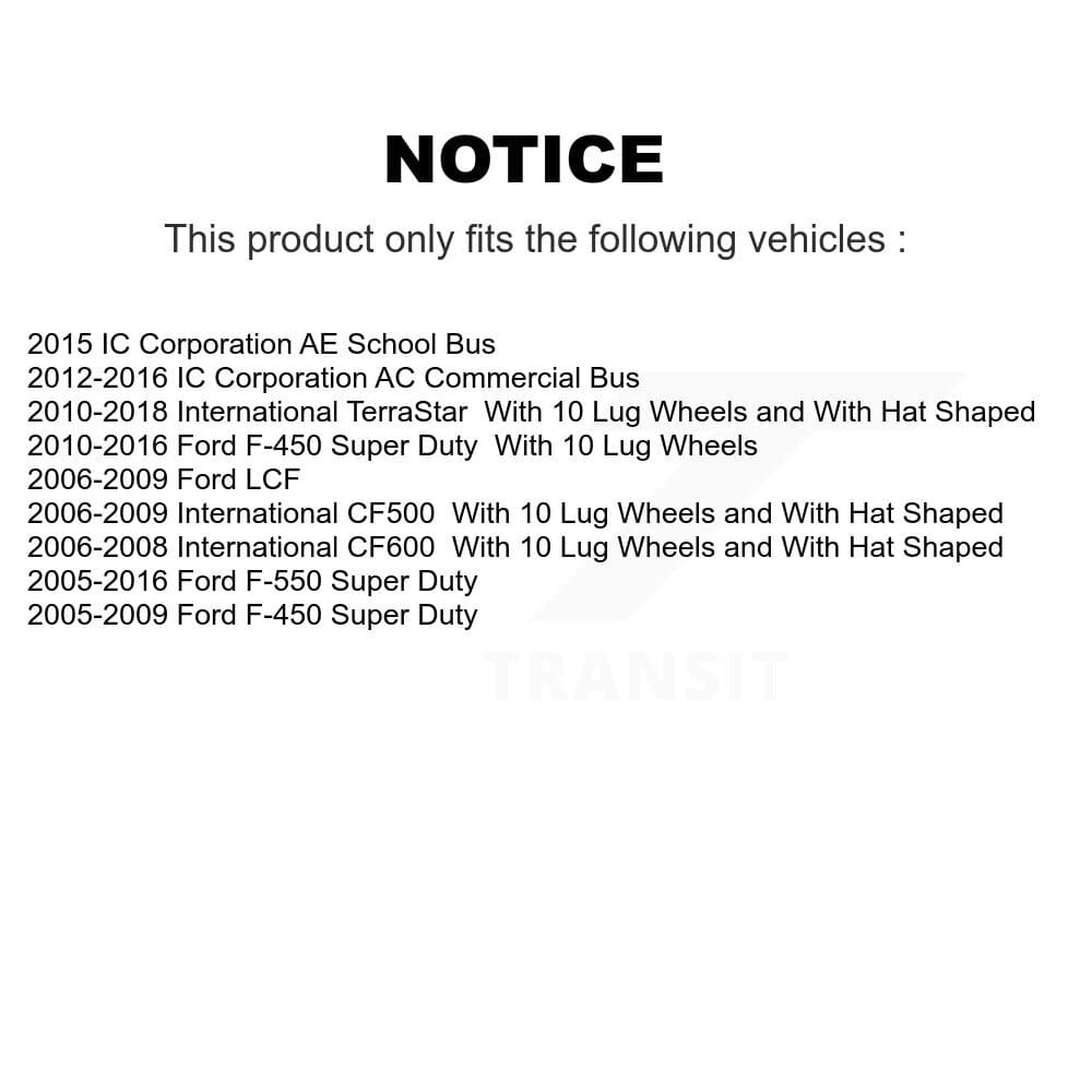 Transit Auto - KDA-102904 - Rear Disc Brake Kits image 19