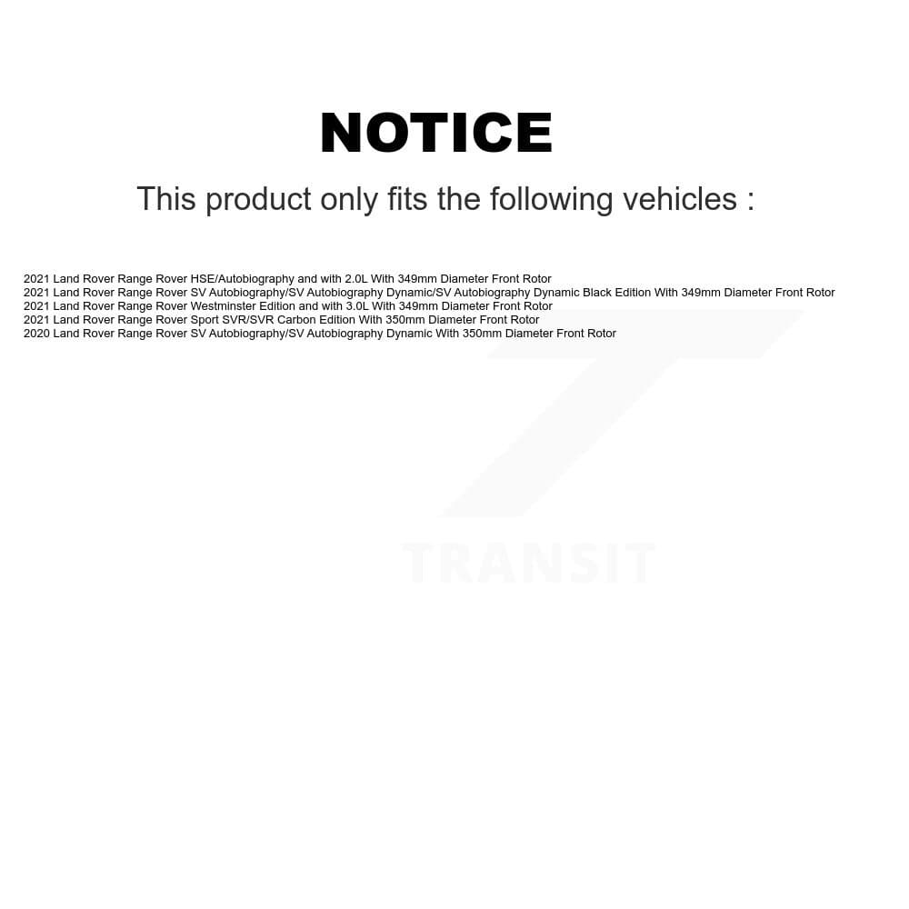 Transit Auto - KDA-103009 - Front Disc Brake Kits image 19