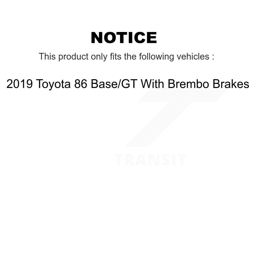 Transit Auto - KDA-103061 - Front and Rear Disc Brake Kits image 19