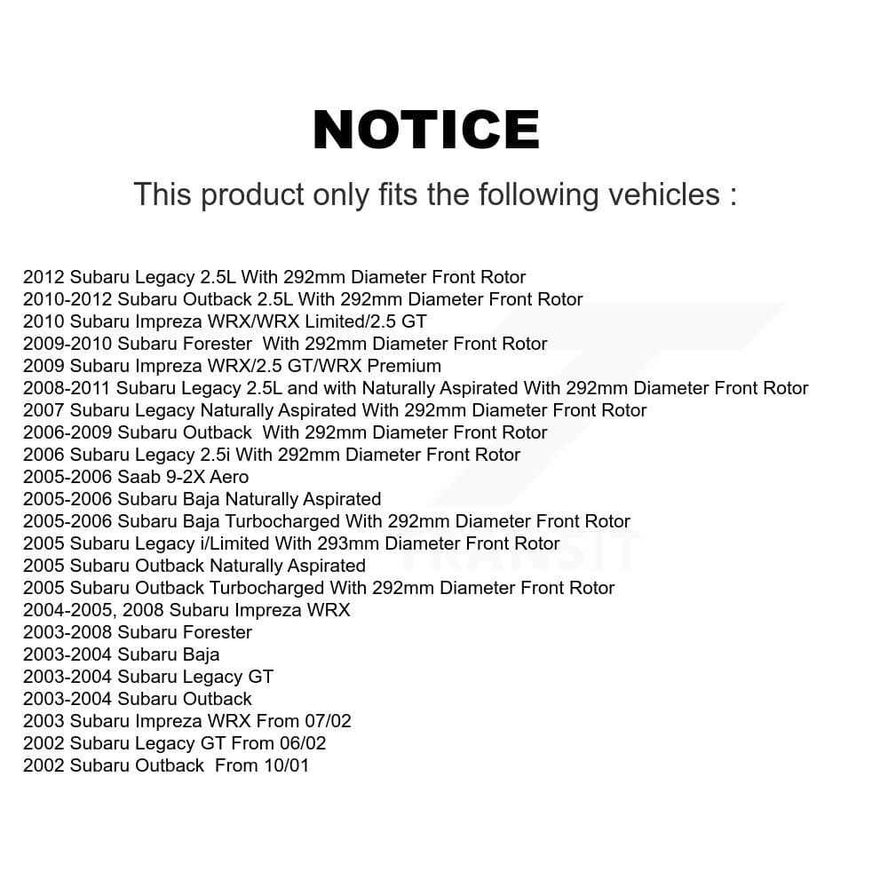 Transit Auto - KDC-100010 - Front Disc Brake Kits image 19