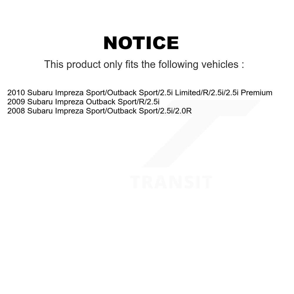Transit Auto - KDF-100269 - Front and Rear Disc Brake Kits image 19