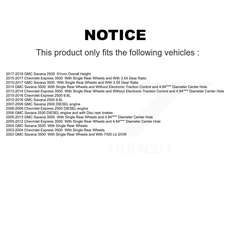 Transit Auto - KDF-100411 - Rear Disc Brake Kits image 19