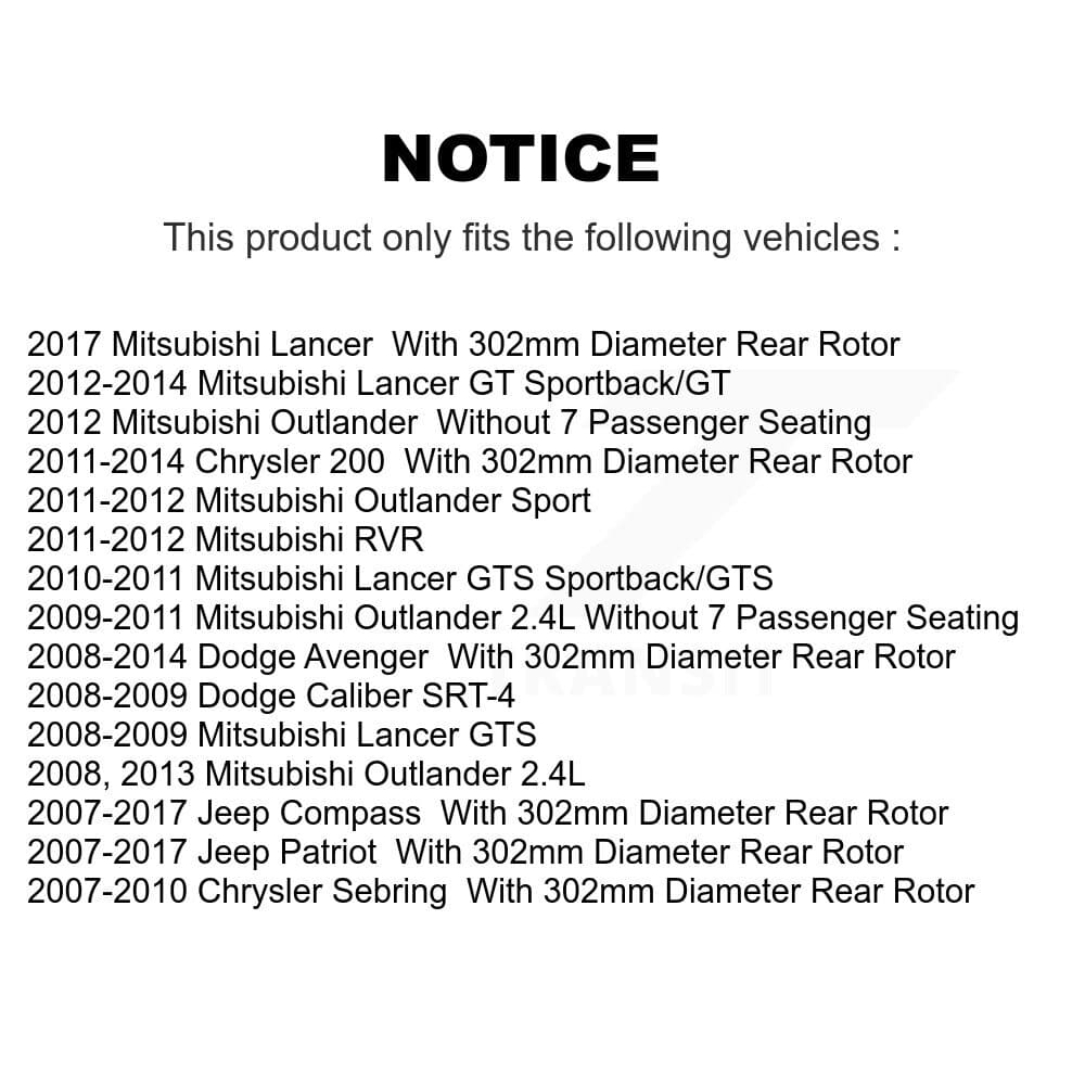 Transit Auto - KDF-100463 - Rear Disc Brake Kits image 19