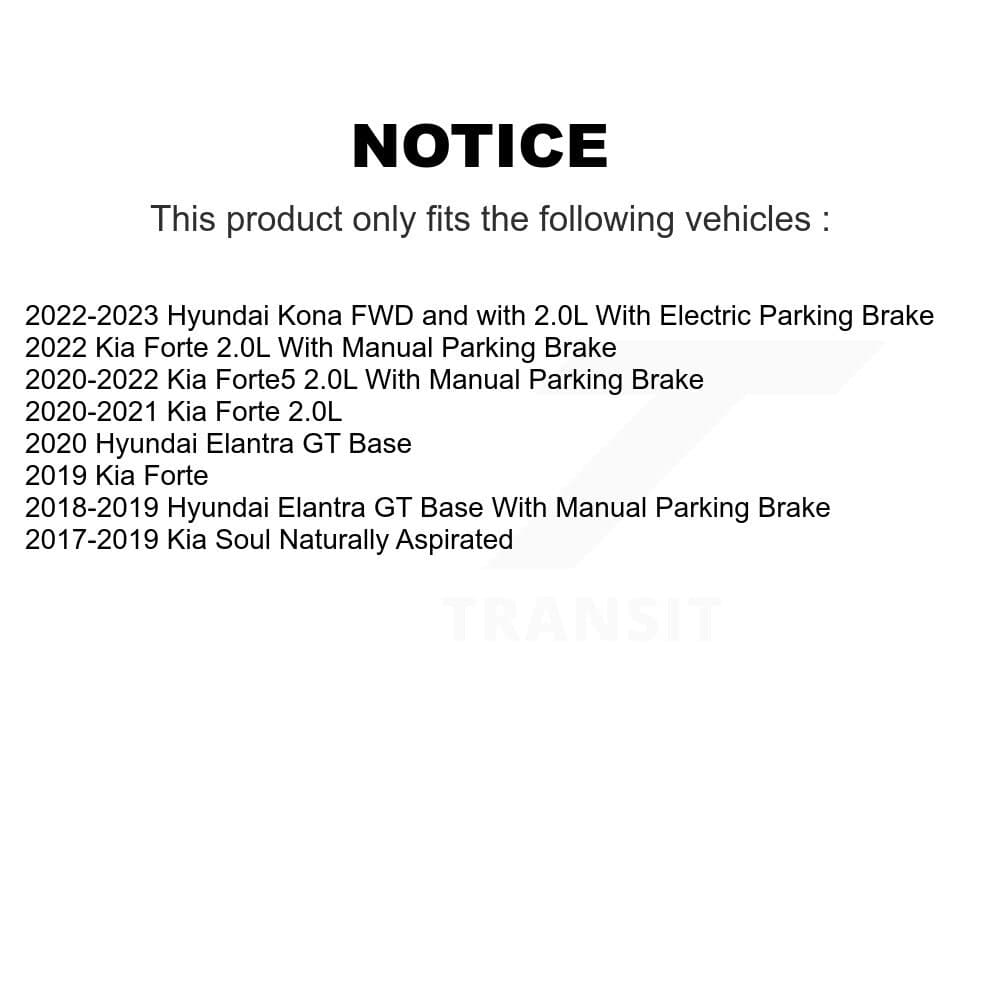 Transit Auto - KDF-100661 - Front and Rear Disc Brake Kits image 19