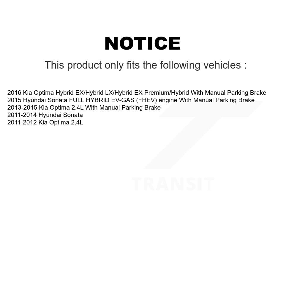 Transit Auto - KDF-100813 - Front and Rear Disc Brake Kits image 19