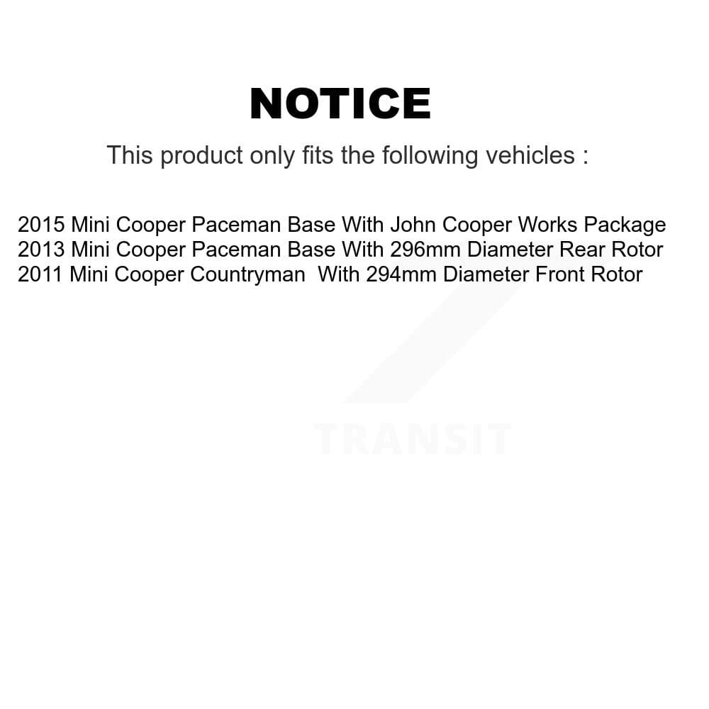 Transit Auto - KDF-100854 - Front and Rear Disc Brake Kits image 19