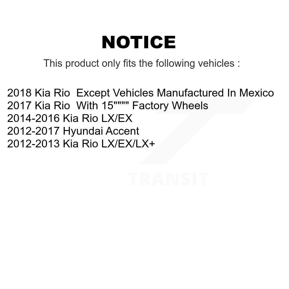 Transit Auto - KDF-100855 - Front and Rear Disc Brake Kits image 19