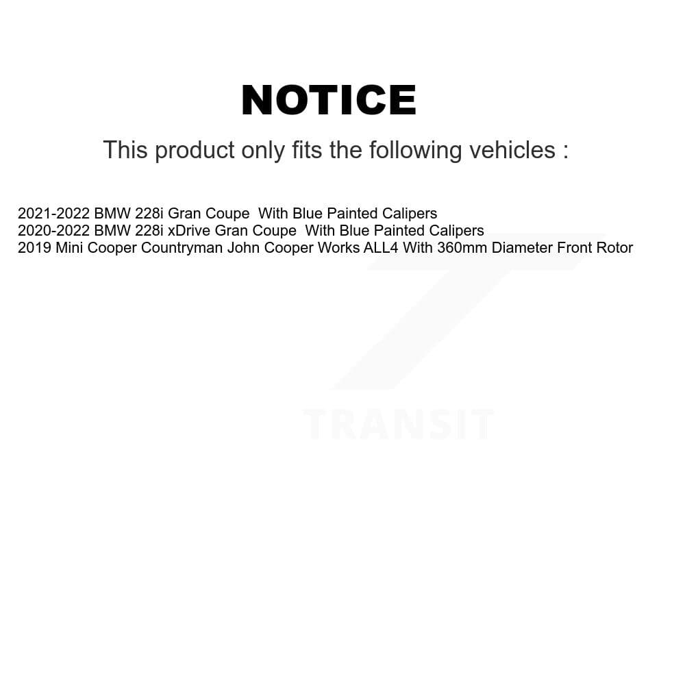 Transit Auto - KDF-101230 - Front and Rear Disc Brake Kits image 19
