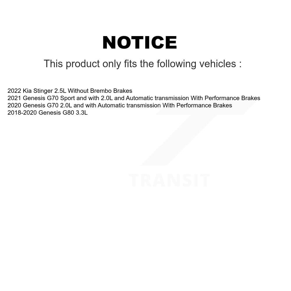 Transit Auto - KDF-101376 - Rear Disc Brake Kits image 19