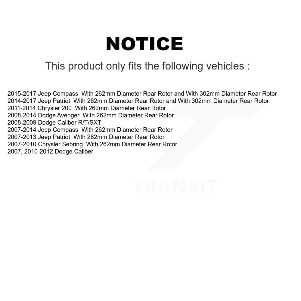 Transit Auto - KDF-101669 - Rear Disc Brake Kits image 19