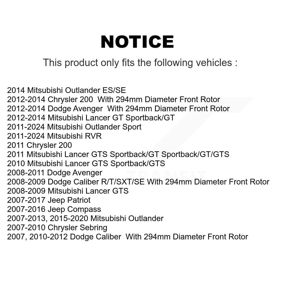 Transit Auto - KDS-100038 - Front Disc Brake Kits image 19
