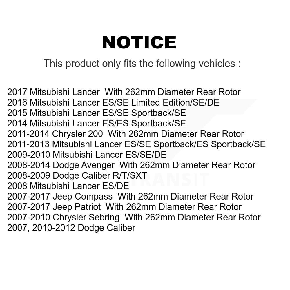 Transit Auto - KDS-100421 - Rear Disc Brake Kits image 19