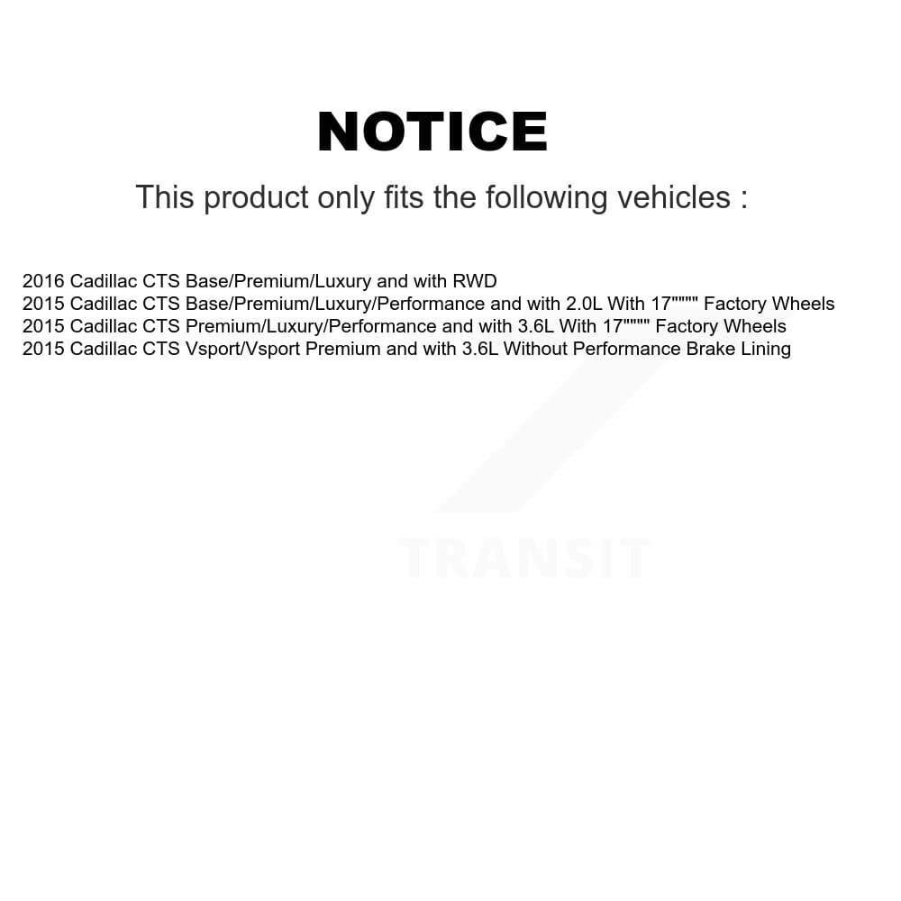 Transit Auto - KDS-100625 - Front and Rear Disc Brake Kits image 19