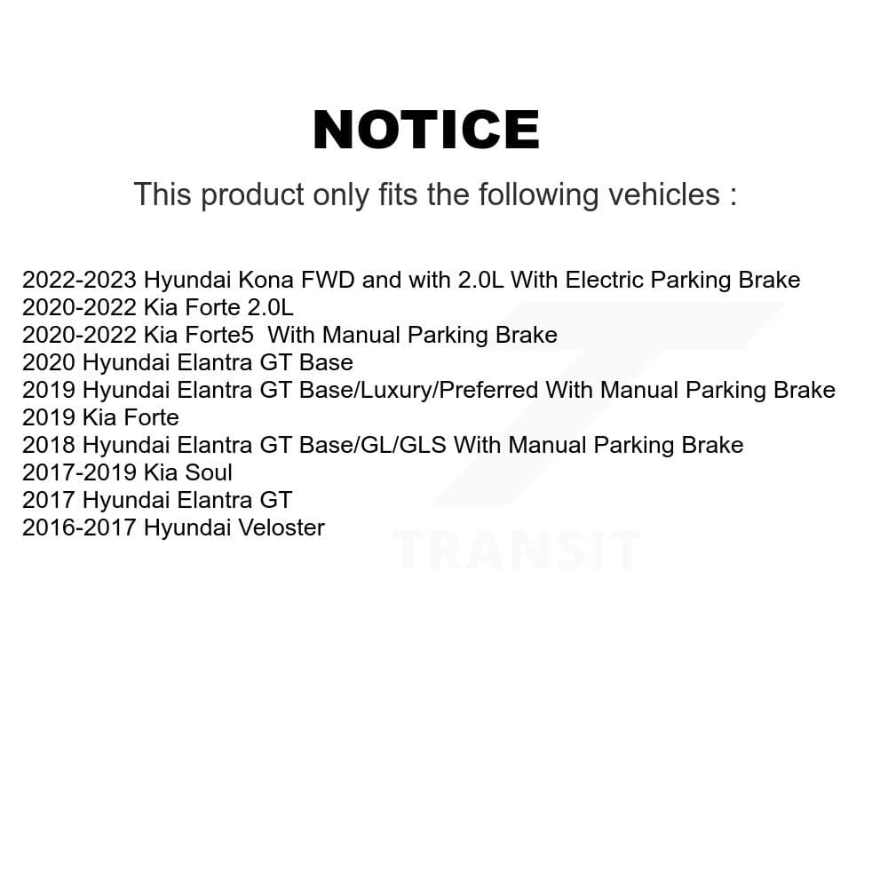 Transit Auto - KDS-100654 - Rear Disc Brake Kits image 19
