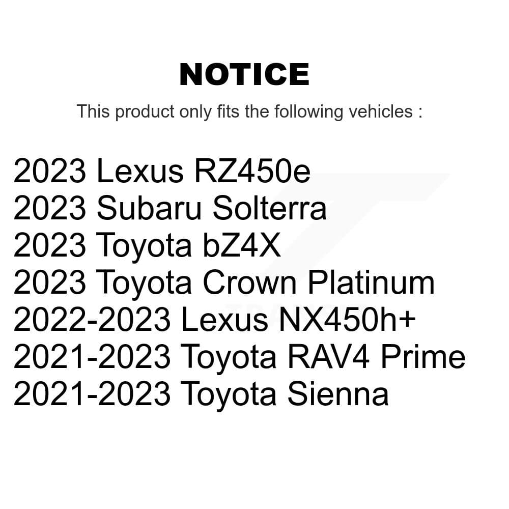 Transit Auto - KDT-101347 - Front and Rear Disc Brake Kits image 24