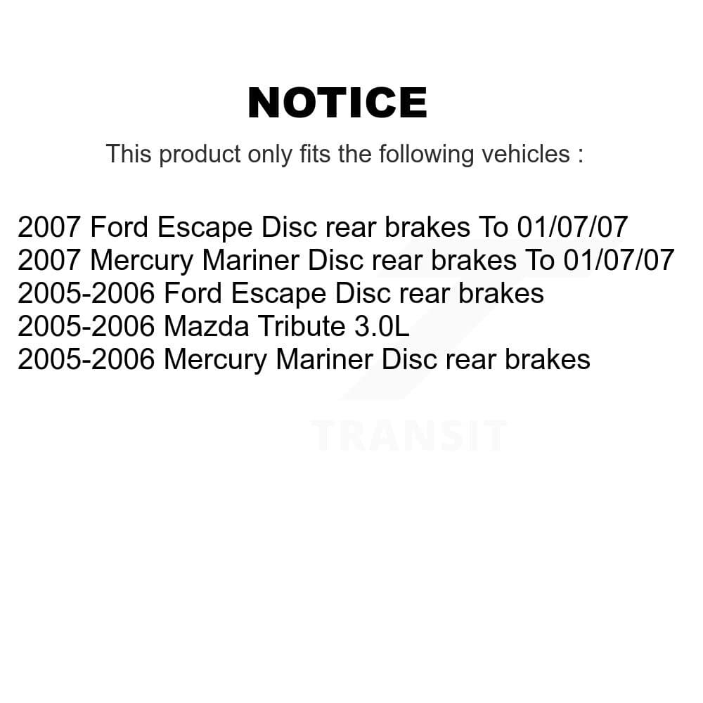 Transit Auto - KFN-100009 - Front and Rear Disc Brake Pad Kits image 14