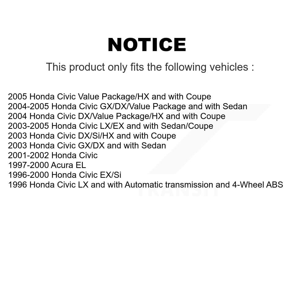 Transit Auto - KFN-100068 - Front and Rear Disc Brake Pad Kits image 14