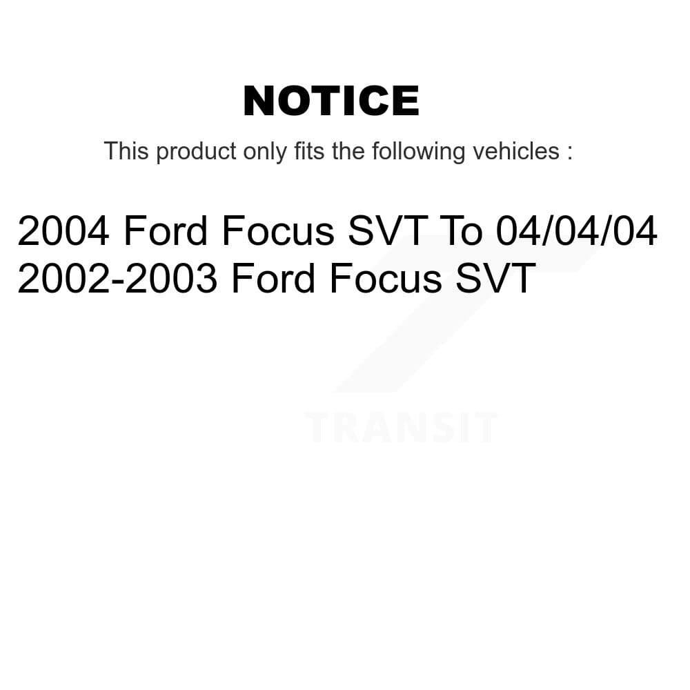 Transit Auto - KFN-100203 - Front and Rear Disc Brake Pad Kits image 14