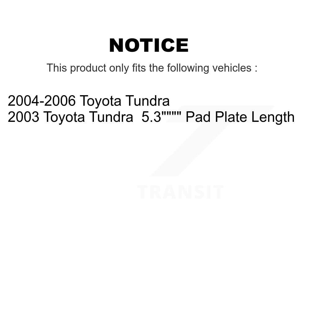 Transit Auto - KFN-100206 - Front and Rear Disc Brake Pad Kits image 14