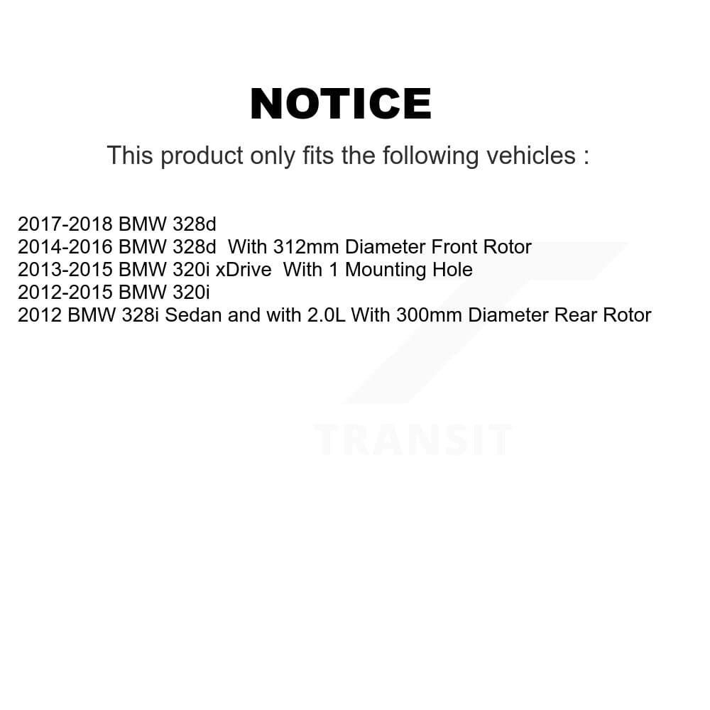 Transit Auto - KFN-100488 - Front and Rear Disc Brake Pad Kits image 14
